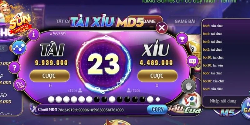 Tài xỉu MD5 Sunwin là gì