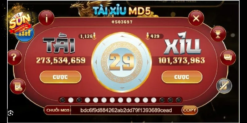 Tài xỉu MD5 Sunwin